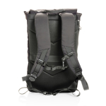 Waterproof branded laptop backpack for 15.6” dark grey colour