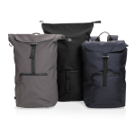 Waterproof branded laptop backpack for 15.6” dark grey colour