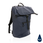 Waterproof branded laptop backpack for 15.6” navy-blue colour