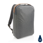 Laptop backpack with internal pockets and AWARE™, 15.6” grey colour