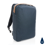 Laptop backpack with internal pockets and AWARE™, 15.6” navy-blue colour