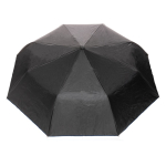 RPET pongee umbrella in two-tone design, Ø97 cm navy-blue colour