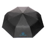 RPET pongee umbrella in two-tone design, Ø97 cm navy-blue colour
