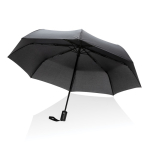 RPET umbrella with push-button open/close, Ø94 cm black colour