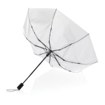 RPET umbrella with push-button open/close, Ø94 cm white colour