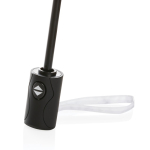 RPET umbrella with push-button open/close, Ø94 cm white colour