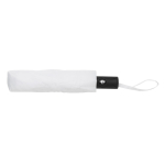 RPET umbrella with push-button open/close, Ø94 cm white colour
