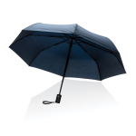 RPET umbrella with push-button open/close, Ø94 cm navy-blue colour