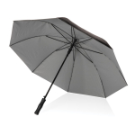 Large eco automatic umbrella, two-tone design, Ø120 cm silver colour