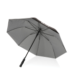 Large eco automatic umbrella, two-tone design, Ø120 cm silver colour