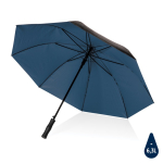 Large eco automatic umbrella, two-tone design, Ø120 cm navy-blue colour