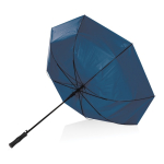 Large eco automatic umbrella, two-tone design, Ø120 cm navy-blue colour