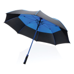 Stormproof umbrella made with recycled materials, Ø120 cm blue colour