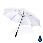 Oversized manual umbrella in recycled materials, Ø130 cm white colour