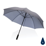 Oversized manual umbrella in recycled materials, Ø130 cm dark grey colour