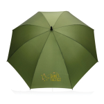 Oversized manual umbrella in recycled materials, Ø130 cm dark green colour