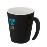 Two-tone ceramic mug with original handle, 360 ml main view