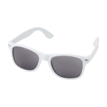 Sunglasses, paper glasses case, UV400 protection white colour