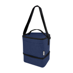 Recycled insulated bag with 2 compartments