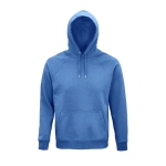 Unisex hooded sweatshirt made from eco-materials, 280 g/m2 blue colour
