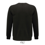 Unisex sweatshirt made of eco materials, 280 g/m2, SOL'S Comet rear view