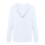 Women's cotton & polyester sweatshirt, 320 g/m2 white colour second view