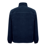 Corporate fleece jacket made of polyester, 300 g/m2, THC Gama dark blue colour second view