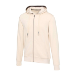 Cotton and polyester branded hoodie, 300 g/m², Elevate Life sand colour