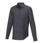 Formal corporate shirt made from organic cotton, 121 g/m², Elevate NXT black colour