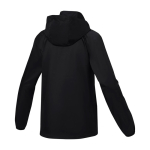 Waterproof women’s jacket, nylon, polyester, 60 g/m², Elevate Essentials black colour third rear view