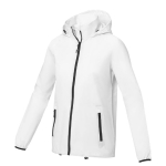 Waterproof women’s jacket, nylon, polyester, 60 g/m², Elevate Essentials white colour