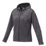 Waterproof women’s promotional jacket, polyester, 360 g/m², Elevate Life dark grey colour
