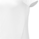 Technical mesh t-shirt for women, polyester 105 g/m², Elevate Essentials white colour close-up view 1