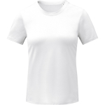 Technical mesh t-shirt for women, polyester 105 g/m², Elevate Essentials white colour second front view