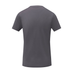 Technical mesh t-shirt for women, polyester 105 g/m², Elevate Essentials dark grey colour second rear view