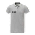 Corporate polo with colour details and cotton, 200 g/m², Elevate Life main view