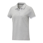 Women’s polo with colour details and cotton, 200 g/m², Elevate Life