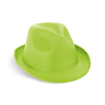 Plastic hat in various colours with included band