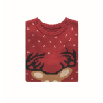 Christmas sweater with a festive look red colour third view