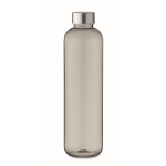 Large transparent Tritan bottle with screw cap, 1 L transparent grey colour