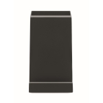 Pencil holder with wireless smartphone charging station black colour fifth view