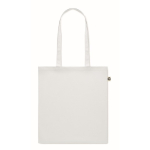 Recycled tote bag in many colours, 140 g/m2 white colour