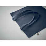Recycled tote bag in many colours with logo, 140 g/m2 ultramarine blue colour