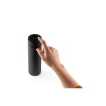 Thermos flask with temperature display, silver & black, 470ml black colour fifth view