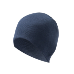 Unisex hat made of soft, elastic RPET navy-blue colour third view