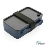 Lunchbox made from 93% recycled plastic, 1.2 L navy-blue colour