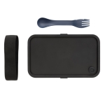 Lunchbox made from 93% recycled plastic, 1.2 L navy-blue colour