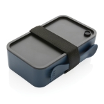 Lunchbox made from 93% recycled plastic, 1.2 L navy-blue colour