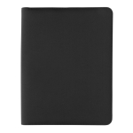 Luxury tech portfolio with zip closure, A4 black colour