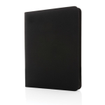 Luxury tech portfolio with zip closure, A4 black colour
